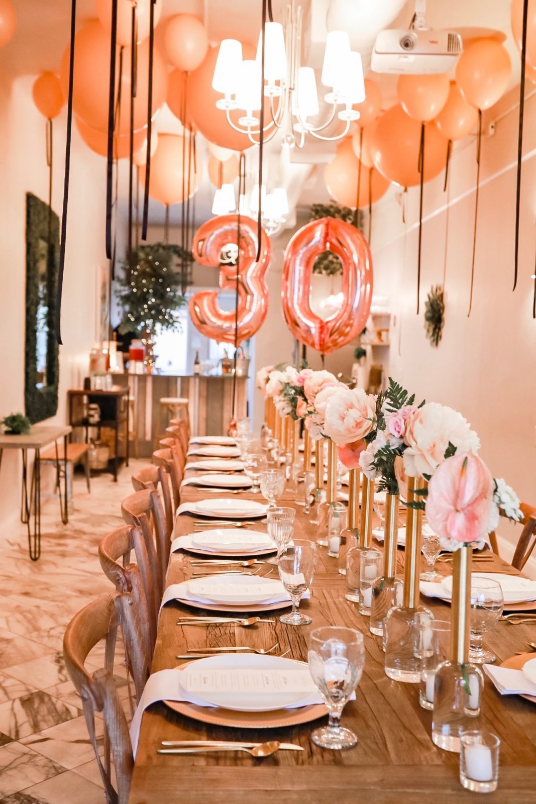 Gorgeous 30th Birthday Dinner Party | Savvy Events | Los Angeles Event